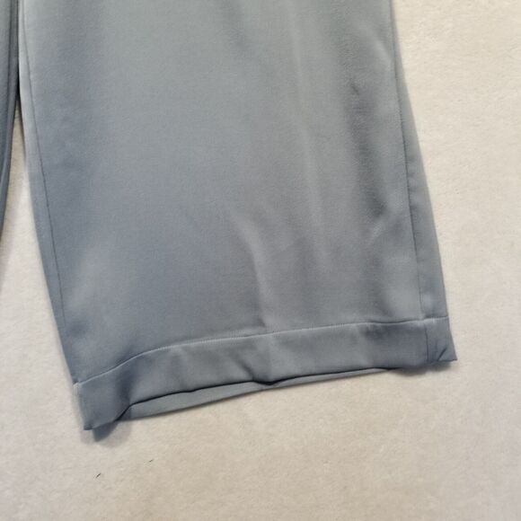 Nap Take A Nap Womens S Pull On Wide Leg Cropped Gray Leisure Pants Satin NEW - Picture 2 of 10